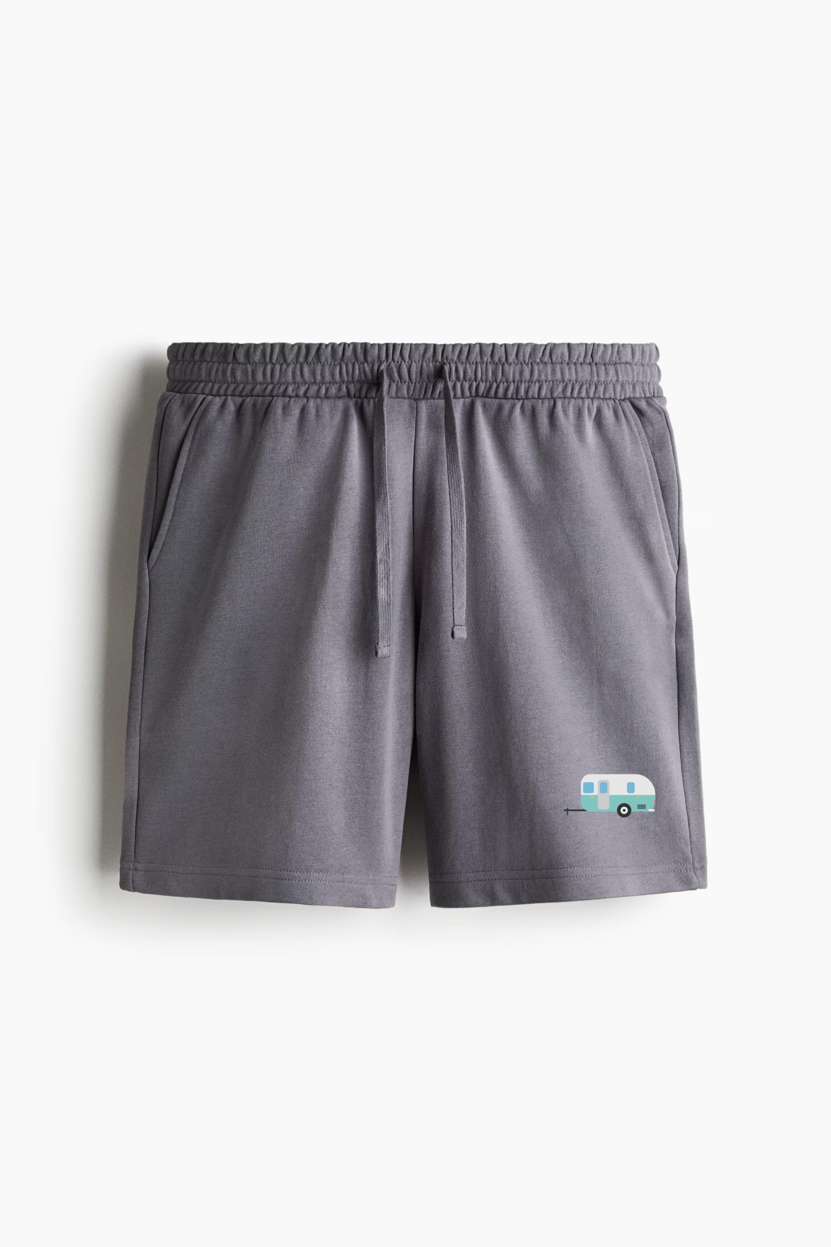 Motor Home Trailer Flat Regular-Fit Canvas Shorts